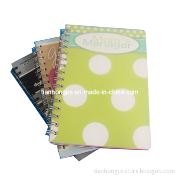 Color Printed Cover Wire Binding Notebook